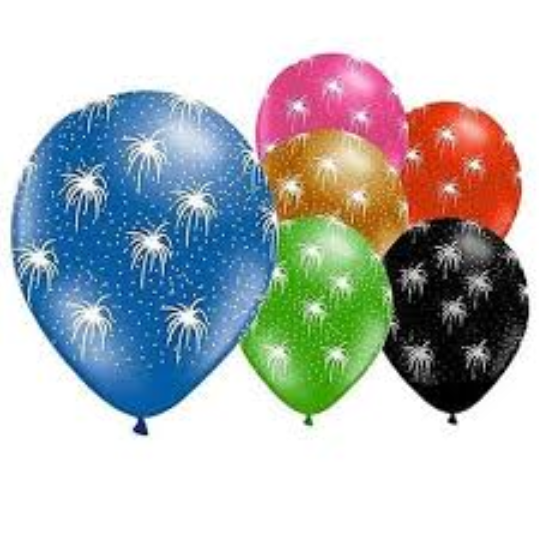 GEMAR BALLOONS FIREWORKS 30CM 12''